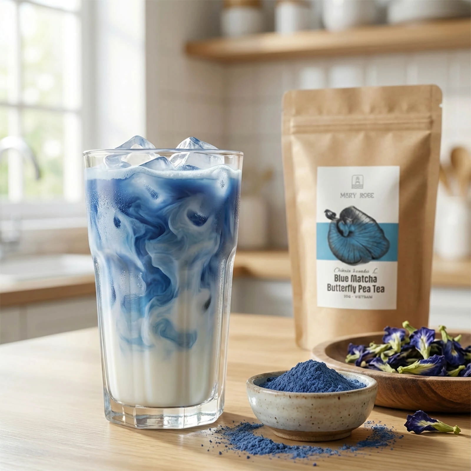 Mary Rose Blue Matcha – matcha bleu naturel issu de la clitoria ternatea