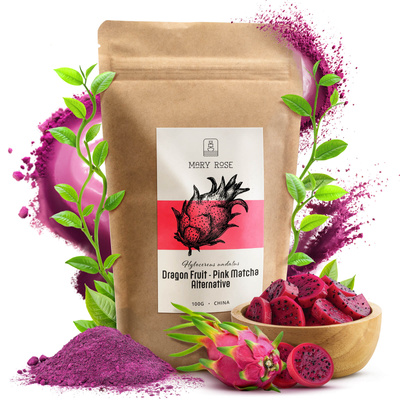 Mary Rose – Pink Matcha Alternative – Fruit du dragon (poudre) 100 g
