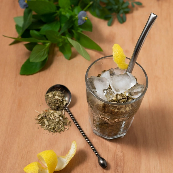 Tereré avec du jus: le maté froid avec une touche sucrée