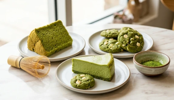 Desserts au matcha - les meilleures recettes de gâteaux au matcha, de cheesecakes et d'inspirations sucrées