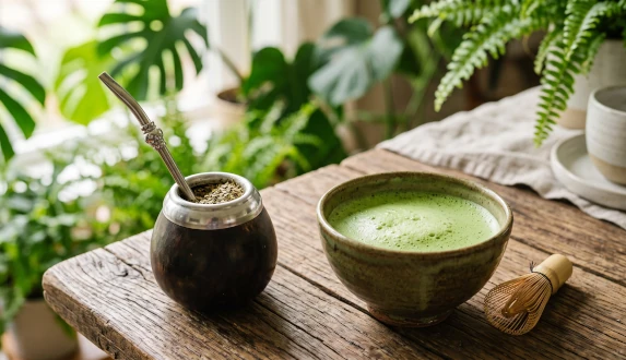 Yerba maté ou matcha : lequel choisir ? Comparaison de leurs propriétés, de leur saveur et de leurs effets
