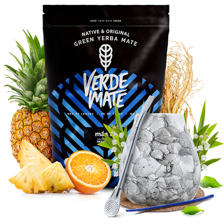 Yerba Maté set de démarrage Verde Mate Mas IQ 500g