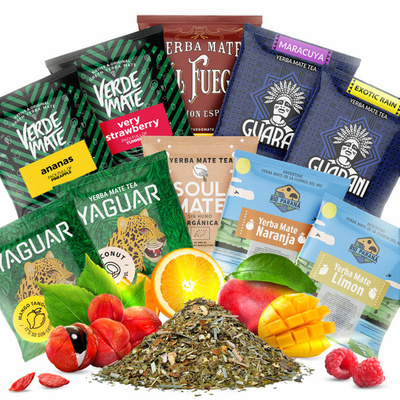 Yerba Mate MEILLEUR POUR DÉMARRER 10x50g FRUIT SEULEMENT