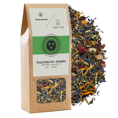 Aromantra x Mary Rose – Tisane du chakra de la gorge (Vishuddha) 50 g