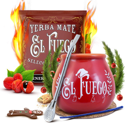 Yerba Maté ensemble 50g Calebasse + Bombilla