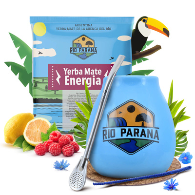 Yerba Maté ensemble 50g Calebasse + Bombilla