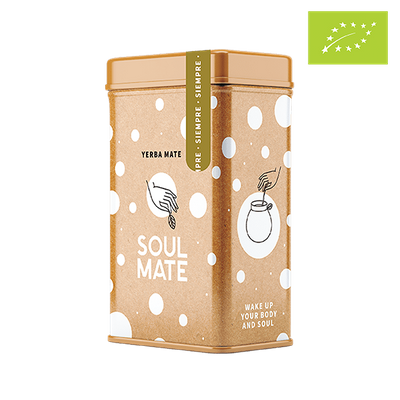 Yerbera – Boîte en métal + Soul Mate Orgánica Siempre 0,5 kg