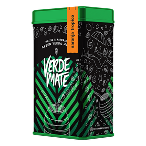 Yerbera - Boîte avec Verde Mate Green Naranja Tropico 0,5kg