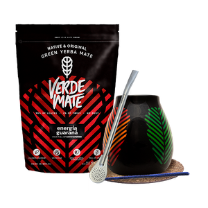 Set de démarrage Bombilla Matero + Yerba Mate Verde