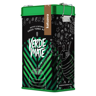 Yerbera – Boîte en métal + Verde Mate Green Katuava 0,5 kg