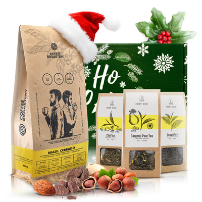 Coffret cadeau avec café Coffee Broastery et thé Mary Rose