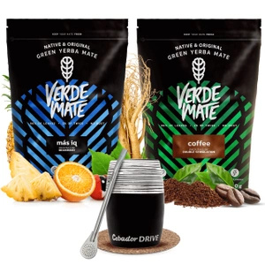 Verde Mate yerba maté set calebasse Drive bombilla