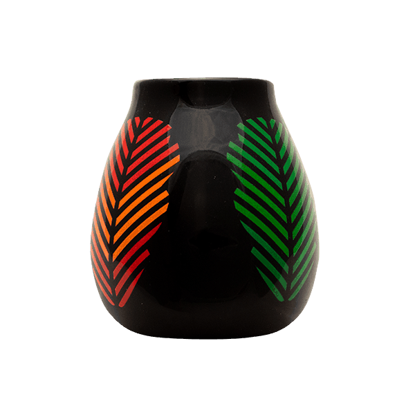 Calebasse en céramique avec logo Samba - 350 ml