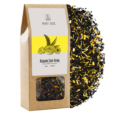 Mary Rose – Thé Noir Assam Earl Grey - 50 g