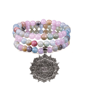 Bracelet / Collier Mala – Fleur de Lotus