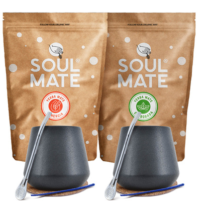 Yerba Soul Mate Energy set pour deux Bombilla