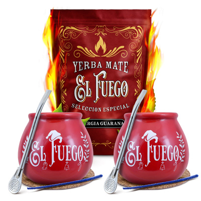 Yerba Maté set de démarrage pour deux 500g