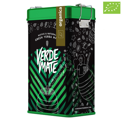 Yerbera – Boîte en métal + Verde Mate Green Organica 0,5 kg