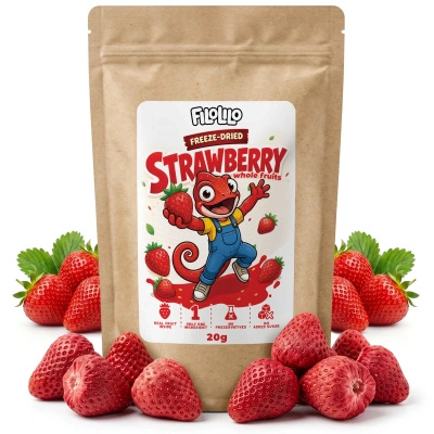 FiloLilo – Fraises lyophilisées entières 20 g