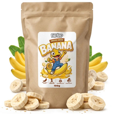 FiloLilo – Bananes lyophilisées en tranches 100 g