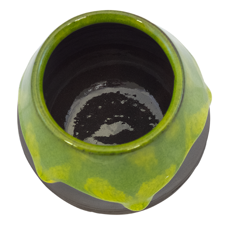 Calebasse en céramique PERA verte