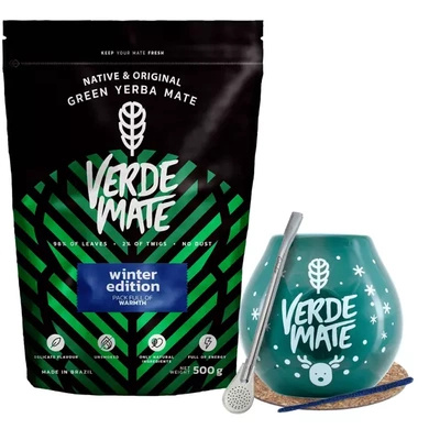 Yerba Verde Mate set d'hiver de démarrage 500g