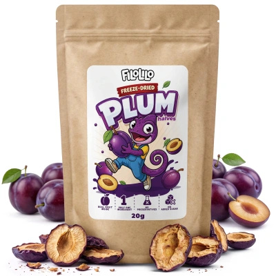 FiloLilo – Prunes lyophilisées en moitiés 20 g
