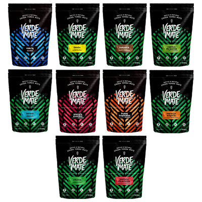 Set : Verde Mate Green 10 x 500g divers mélanges