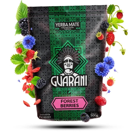 Yerba Mate Guarani Fruits Calebasse Ensemble 2x500g