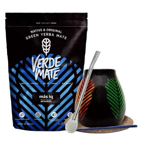 Set de démarrage Bombilla Matero + Yerba Mate Verde