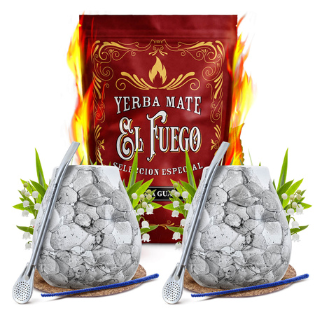 Yerba Maté set de démarrage pour deux 500g