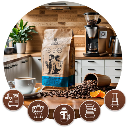 Set de Coffee Broastery Brazil Mogiana + Brazil Guaxupe + Brazil Cerrado 3x1kg (3kg)