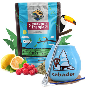 Yerba maté set d'hiver de démarrage Rio Parana 500g