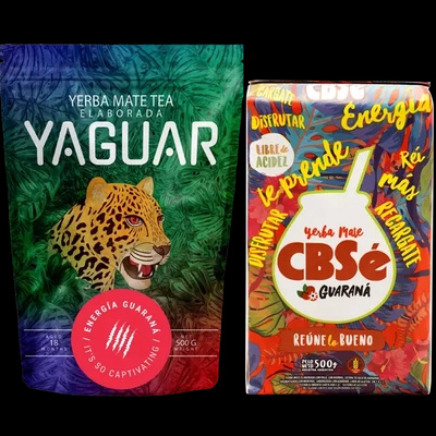 CBSé Energia Guarana 500g + Yaguar Energia Guarana 500g (1kg)