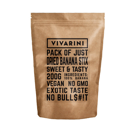 Vivarini - Bâtonnets de banane séchés 200 g