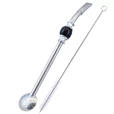 Bombilla Bomba avec pierre - noire