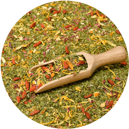 Yerba Maté ensemble Verde Mate Raspberry 500g Calebasse + Bombilla