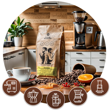 Coffee Broastery - Café en grains Colombie Medellin Premium 1 kg