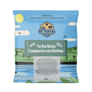 Yerba Maté Rio Parana Set POUR DEUX Calebasse Bombilla