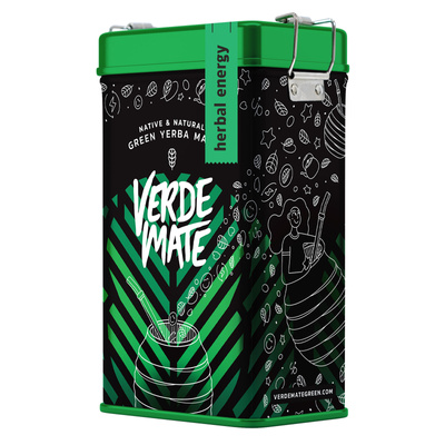 Yerbera – Boîte en métal + Verde Mate Green Herbal Energy 0,5 kg