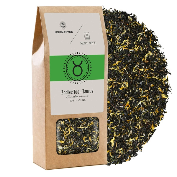 Aromantra x Mary Rose – Thé de l’horoscope – Taureau – Thé noir – 50 g