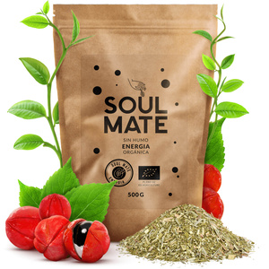 Yerba Maté ensemble Soul Mate Energia 500g Calebasse + Bombilla