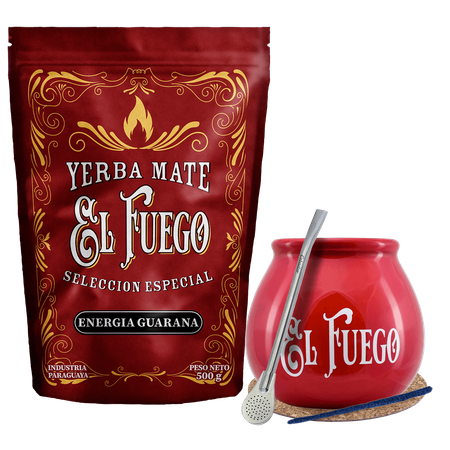 Kit de démarrage pour Yerba Mate El Fuego 500g FORT