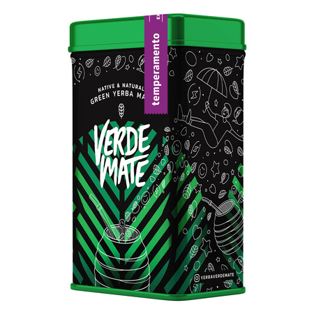 Yerbera - Boîte avec VVerde Mate Green Temperamento 0,5kg