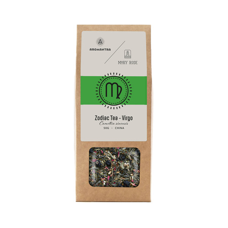 Aromantra x Mary Rose – Thé de l’horoscope – Vierge – Thé vert – 50 g