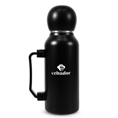 YerbaGo – Thermos avec calebasse et bombilla 1,3 L – noir