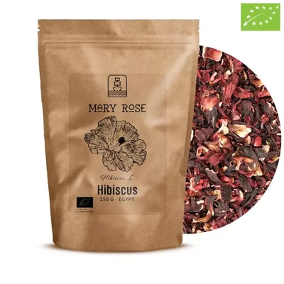 Mary Rose – Fleurs d'hibiscus (en vrac) – produit écologique – 250 g