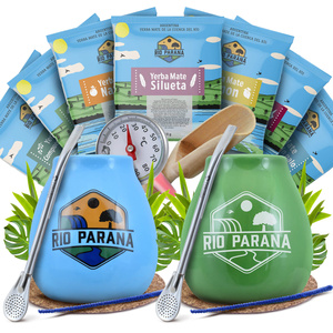 Yerba Maté Rio Parana set de démarrage pour couple accessoires