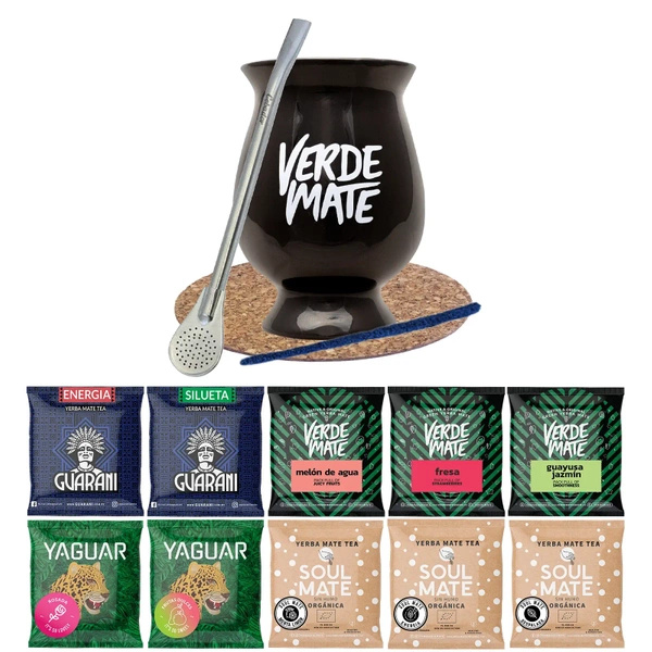 Yerba Mate 1KG BEST SPECIES 20x50g à DÉMARRER  Sets \ Sets de Yerba Maté \  Coffrets d'échantillons de Yerba Maté All products 