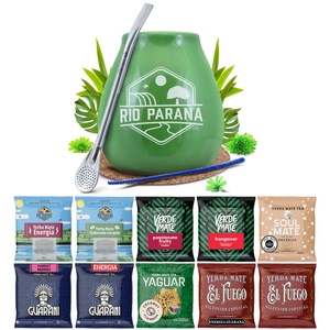 Yerba Maté 10x50g 500g set d'échantillons + accessoires